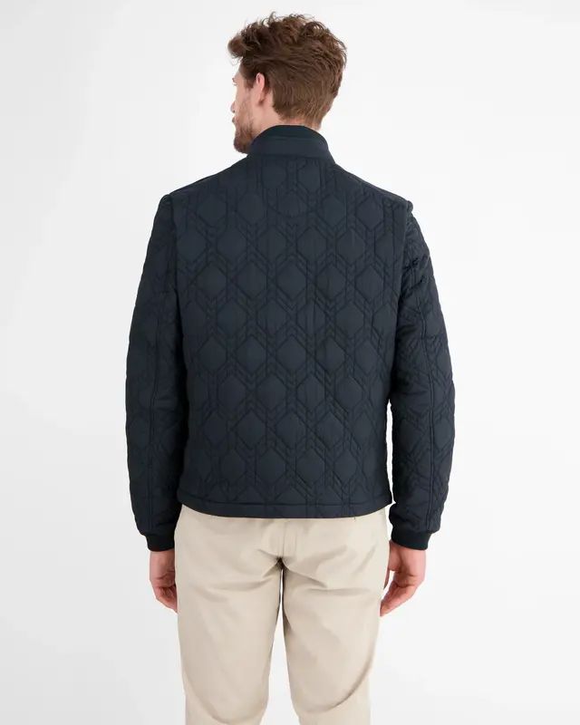 Lerros Gewatteerde Blouson Jack - Blue Night