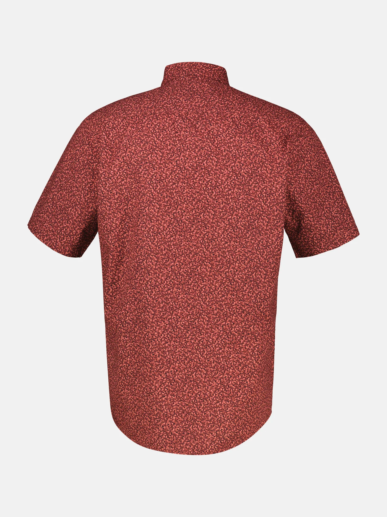 Lerros Kurzarm Shirt mit Print - Earth Red