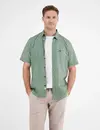 Lerros Kurzarm Shirt mit Print - Sage Green