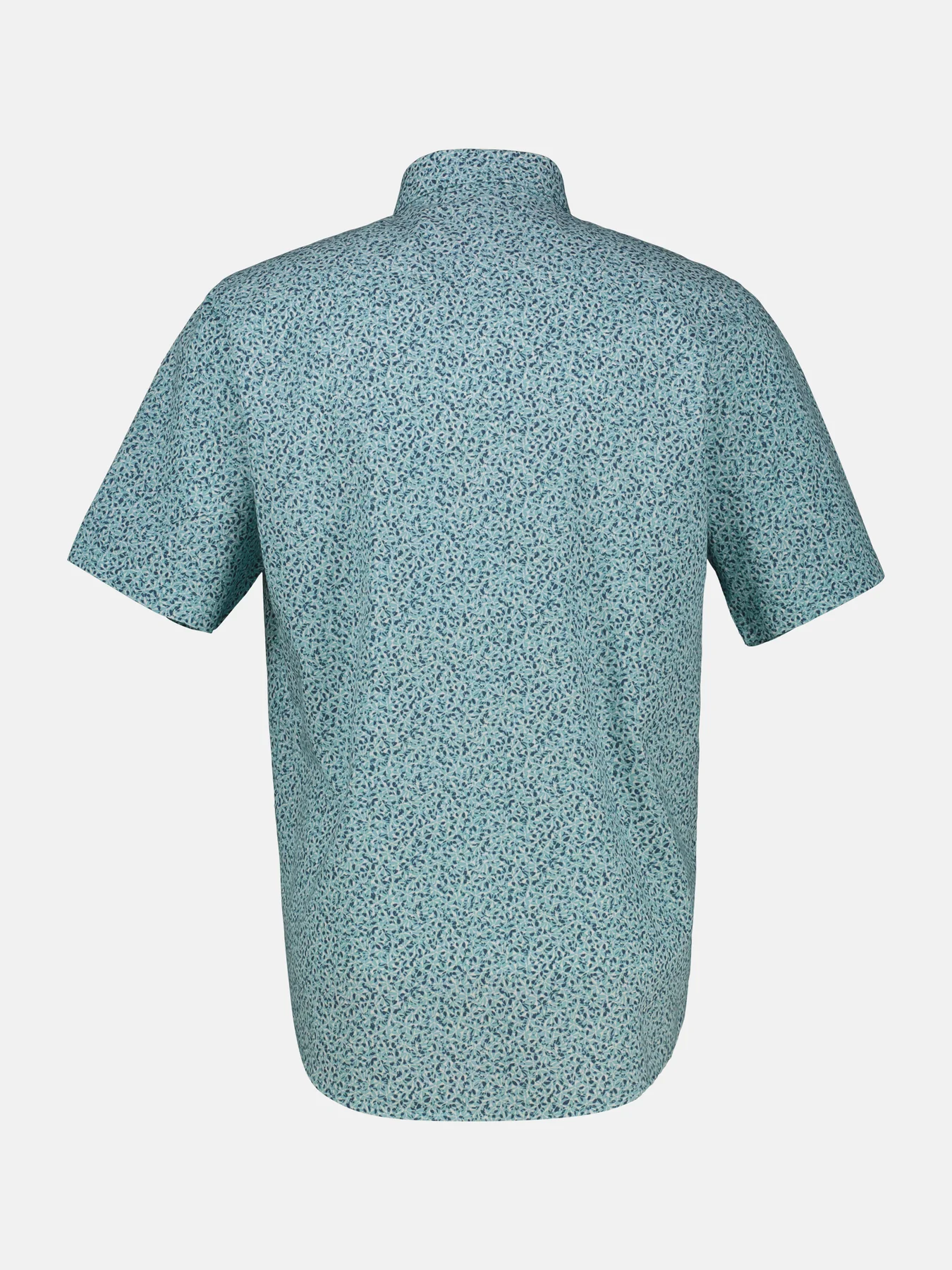 Lerros Kurzarm Shirt mit Print - Coastal Blue