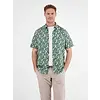 Kurzarm Shirt mit Blumenprint - Sage Green