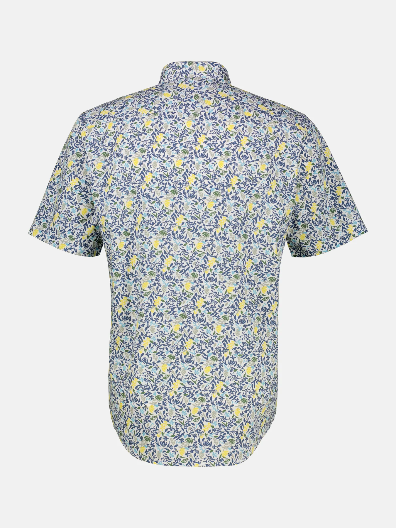 Lerros Kurzarm Shirt mit Blumenprint - White