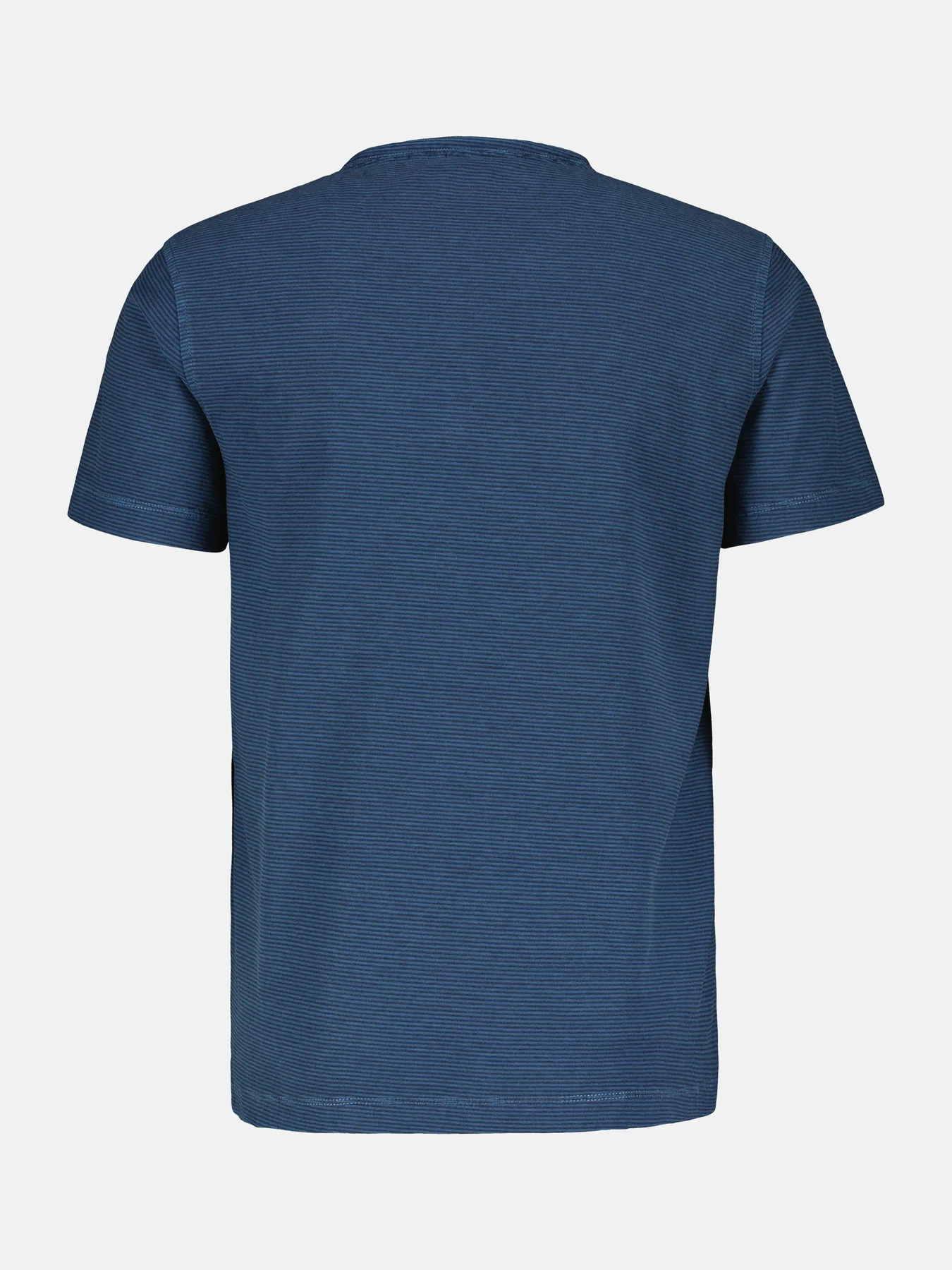 Lerros Serafino Shirt met Fineliner Strepen - Crispy Blue