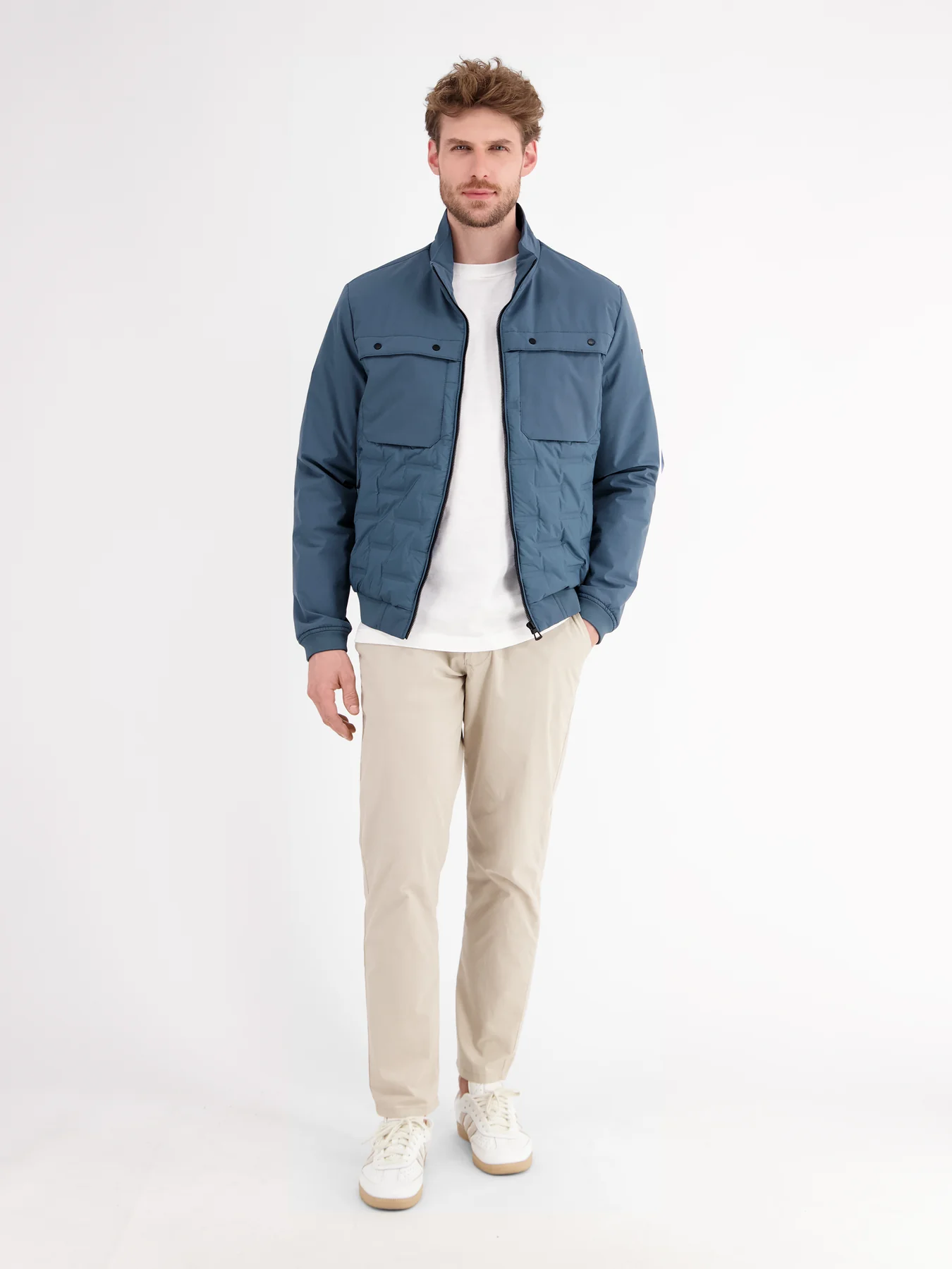 Lerros Sportieve Blouson - Crispy Blue