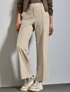 Street One Straight Leg Melange Broek - Sheer Beige Melange