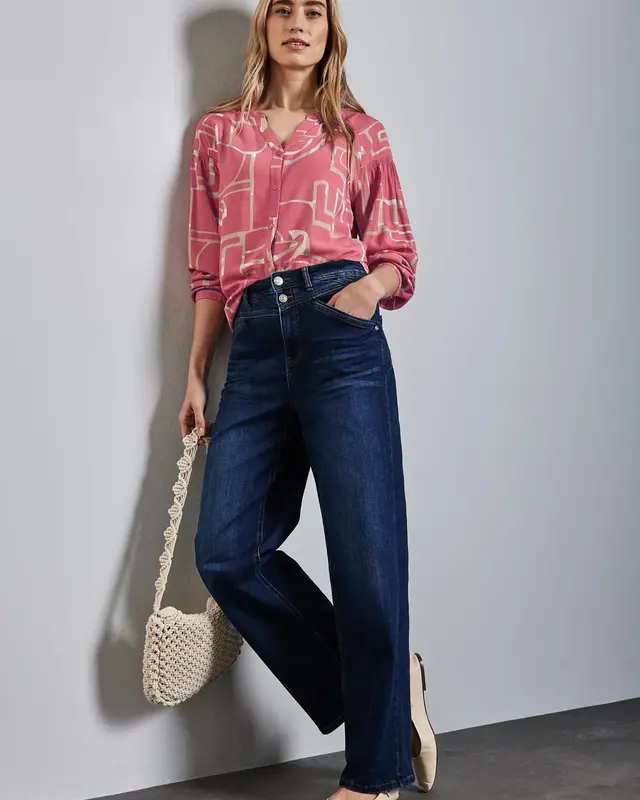 Street One Tuniek met Smokdetails - Sugar Coral