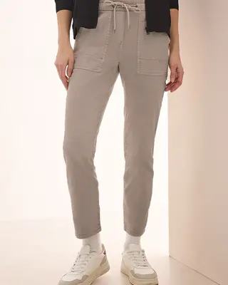 Cecil Hose im Washed Look Tracey - Light Hazel Beige