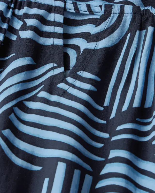 Cecil Print Blouse - Universal Blue