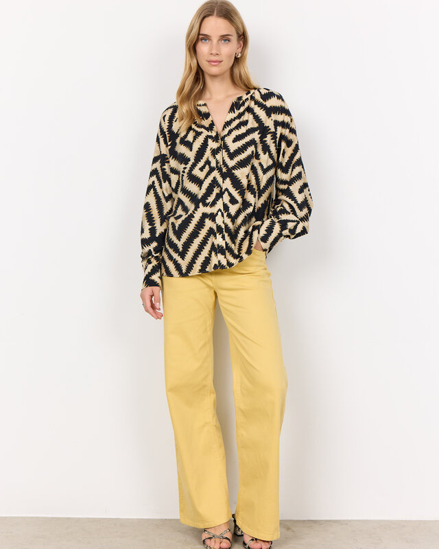 Soyaconcept Bluse Pixi 2 - Sand Combi