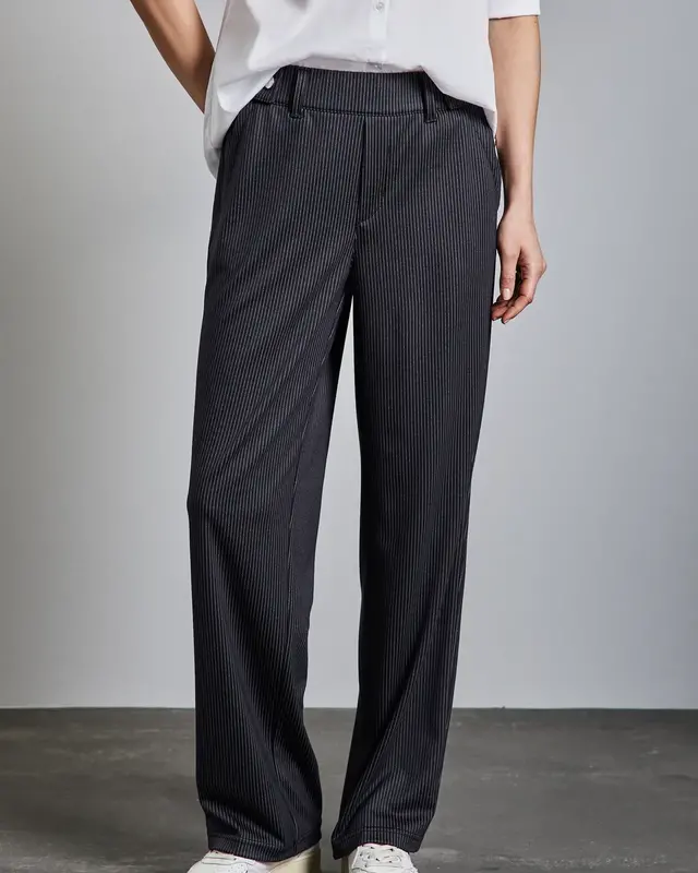 Street One Straight Leg Pants - Deep Tint Blue