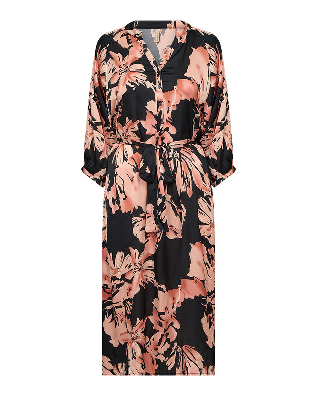 Soyaconcept Dress Peach 4 - Peach Pink Combi