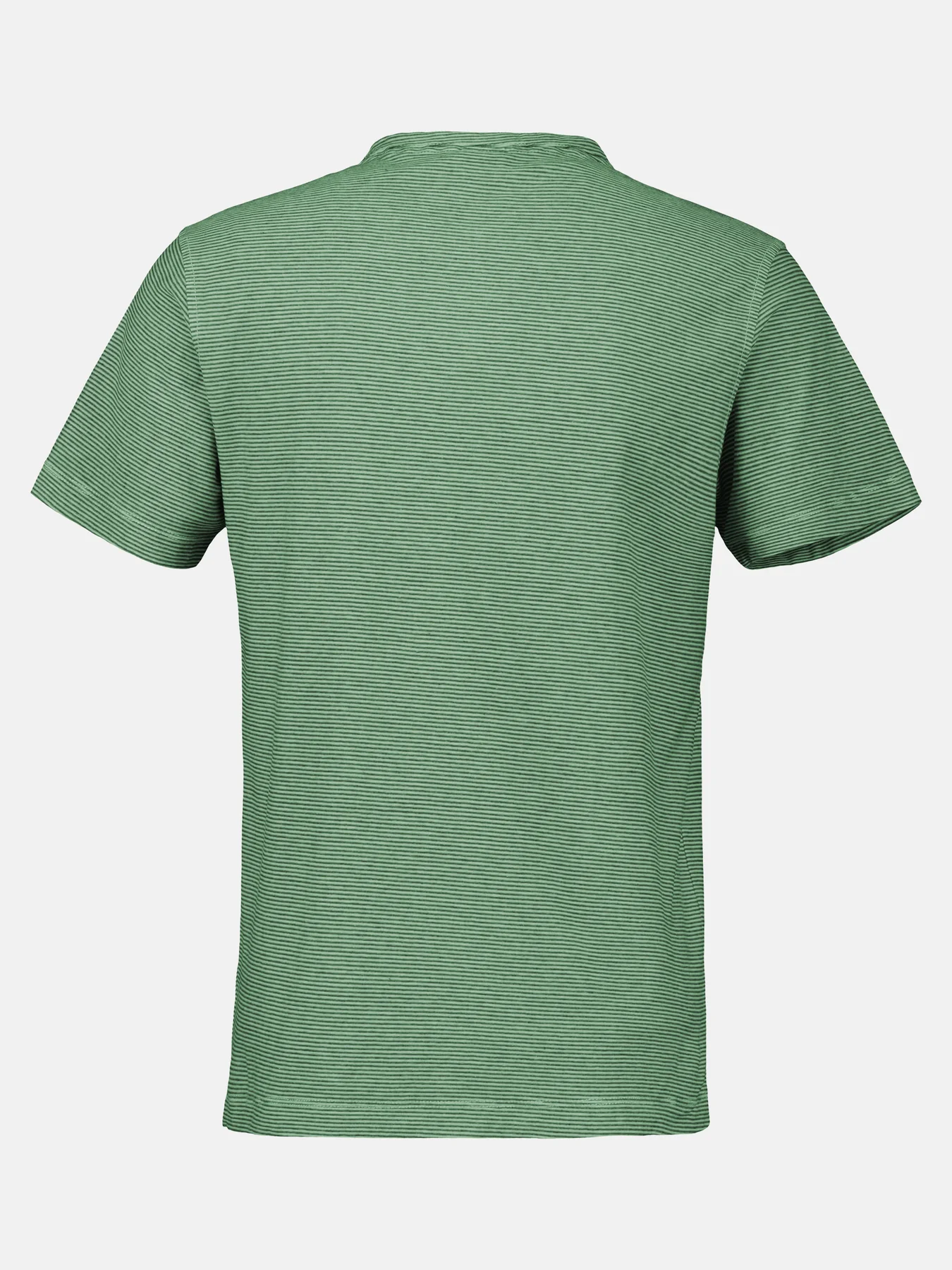 Lerros Serafino Shirt with Fineliner Stripes - Sage Green