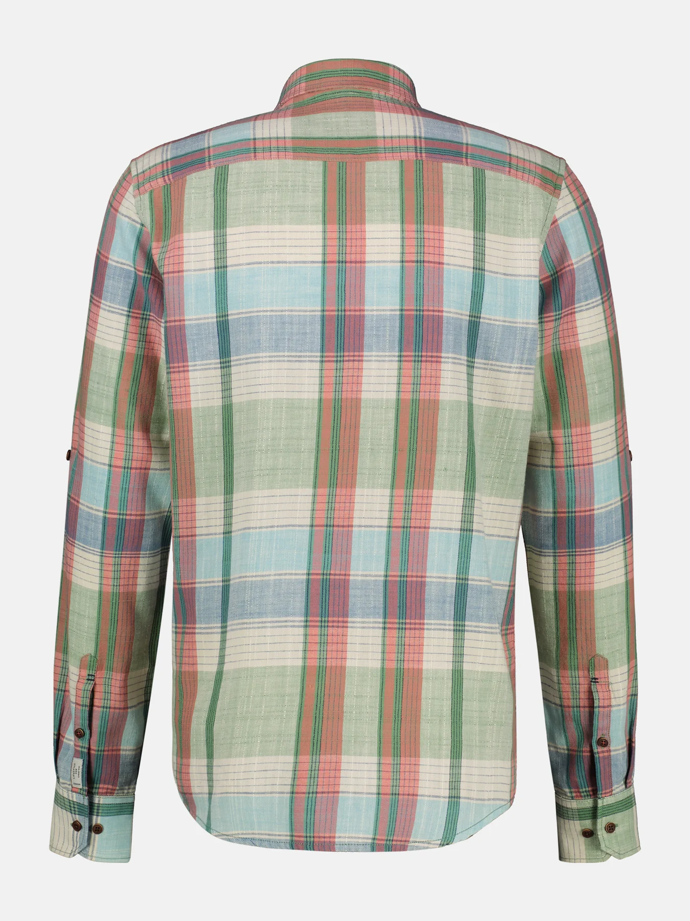 Lerros Shirt mit Check Print - Sage Green