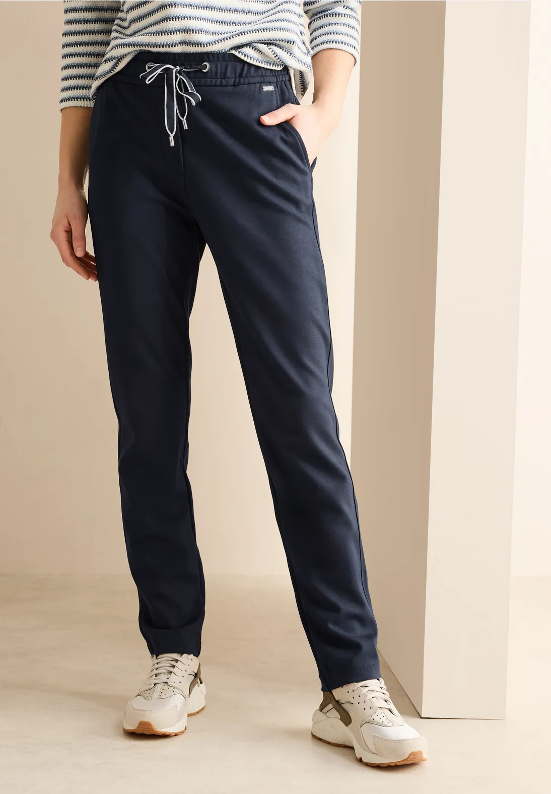 Cecil Casual Fit Hose Tracey - Universal Blue