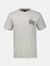 Lerros T-Shirt with Chestprint - Broken White