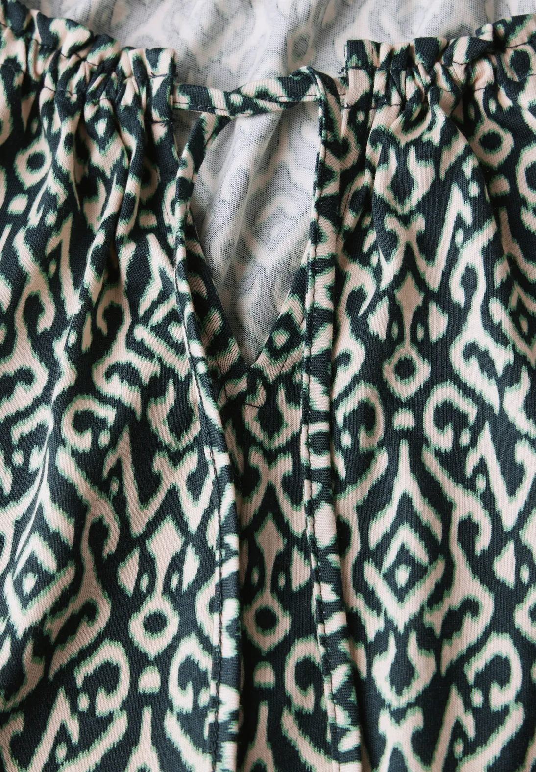 Street One Bedrukt Raglan Shirt - Hunter Green