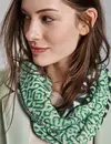 Street One Print Loop - Tendril Green
