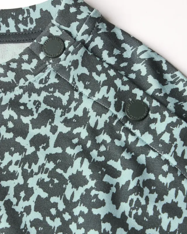 Cecil T-Shirt mit Knopfdetail - Cool Salvia Green