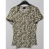 Print Bluse - Olive Green