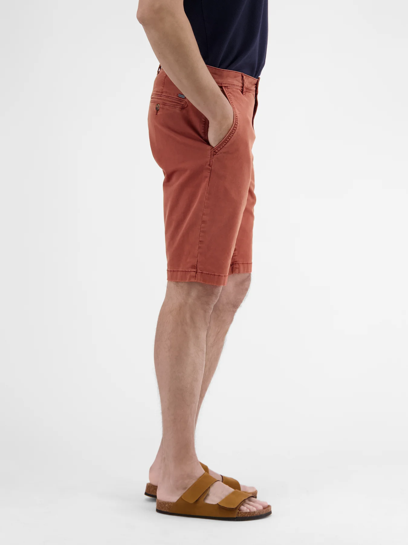 Lerros Stretch Bermuda - Earth Red