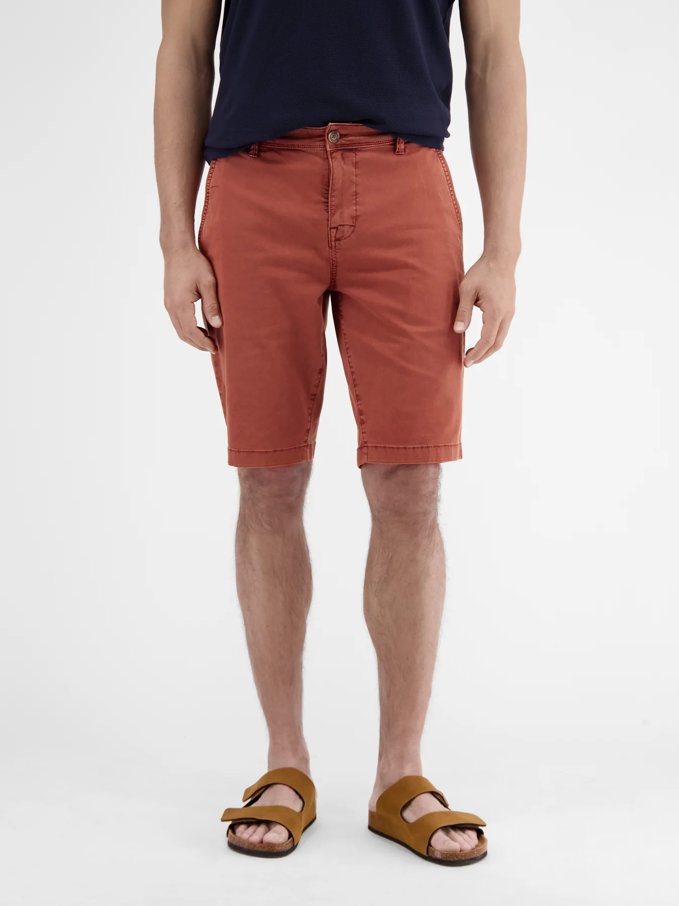 Lerros Stretch Bermuda - Earth Red