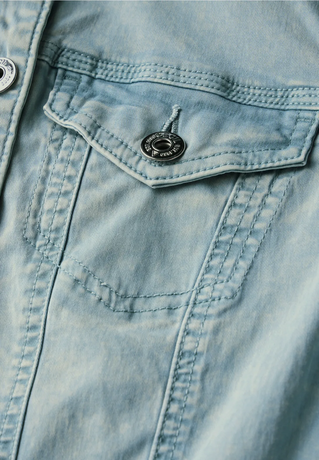 Cecil Denim Jack - Cool Salvia Green