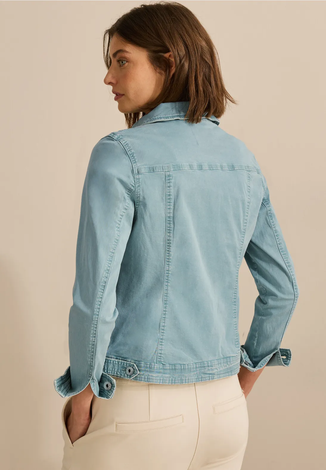 Cecil Denim Jacket - Cool Salvia Green