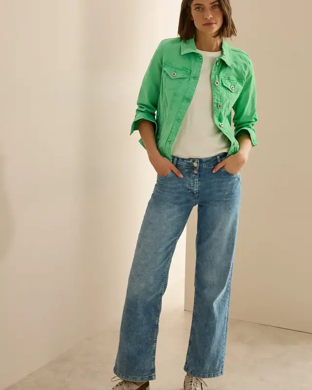 Cecil Denim Jack - Iced Neon Green
