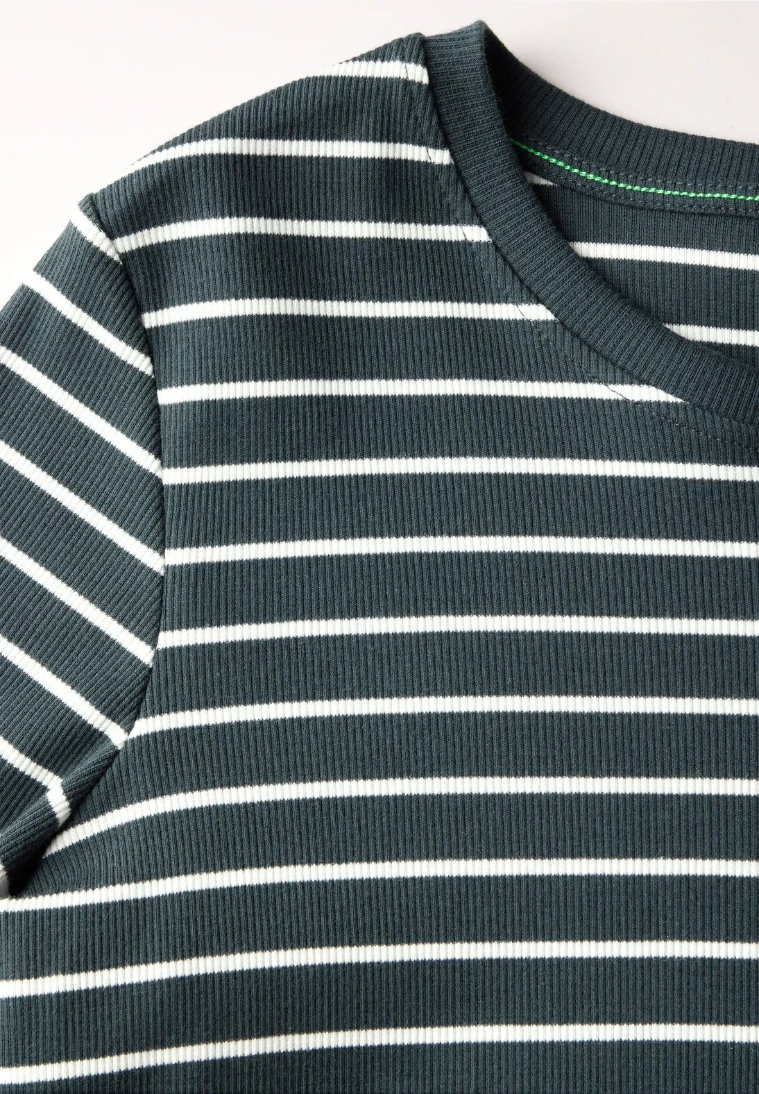 Cecil Striped Shirt - Slate Khaki