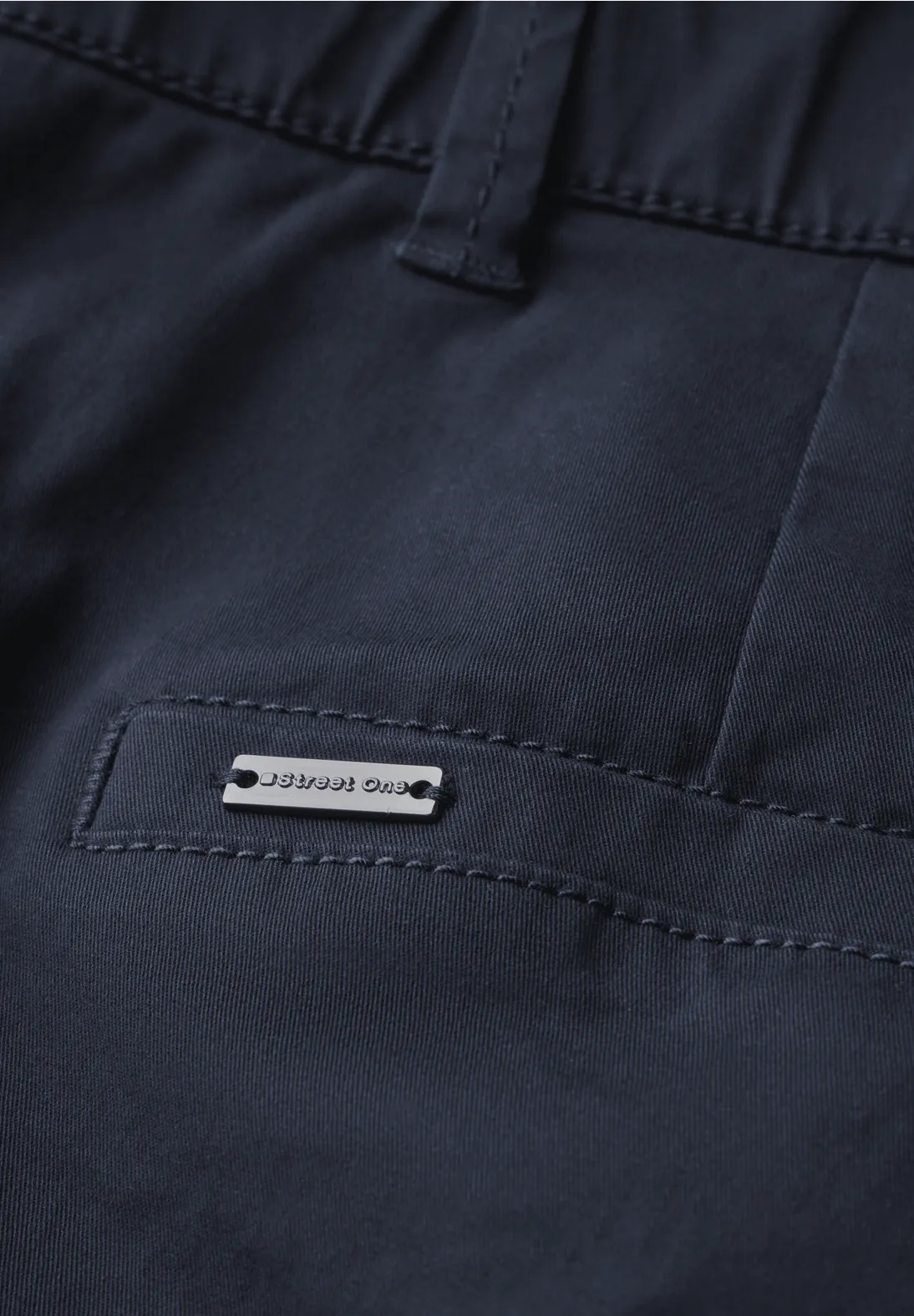 Street One Softe Twill Chino - Deep Blue