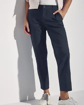 Street One Softe Twill Chino - Deep Blue