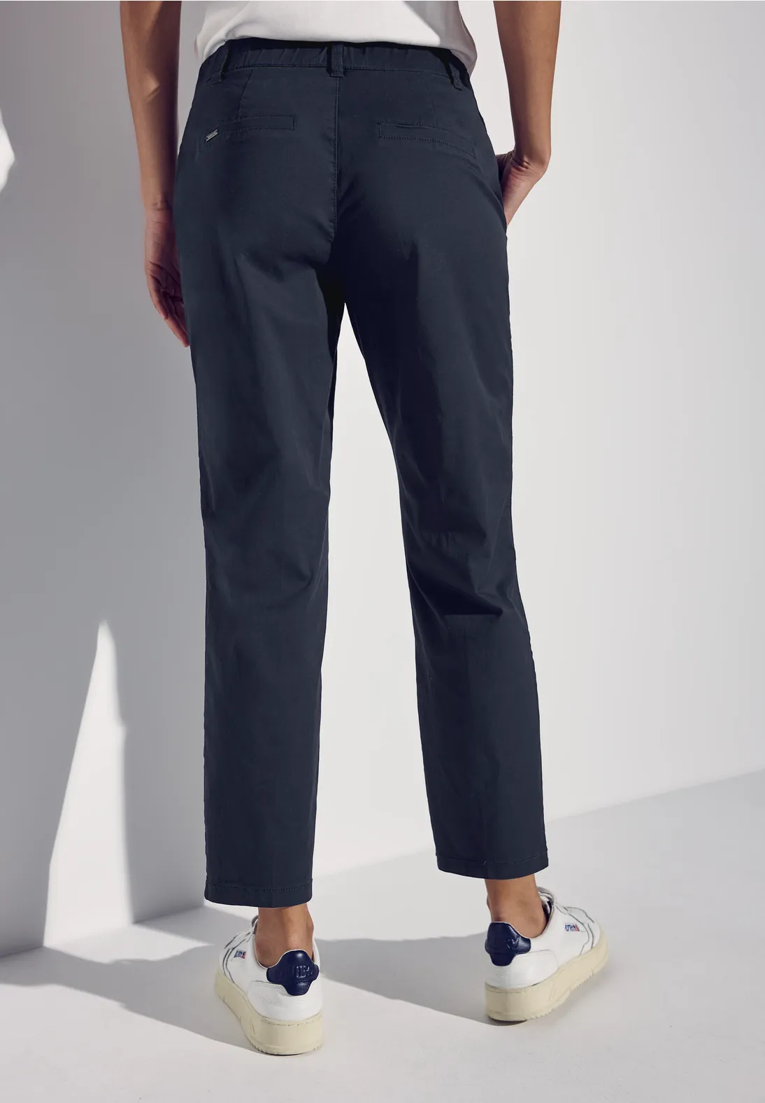 Street One Softe Twill Chino - Deep Blue