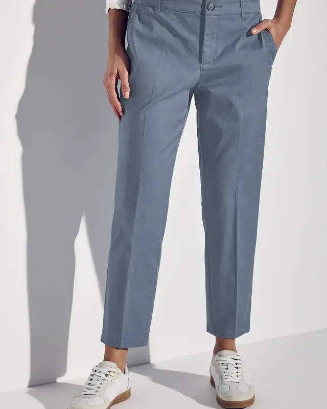 Street One Zachte Chino - Velvet Sky Blue