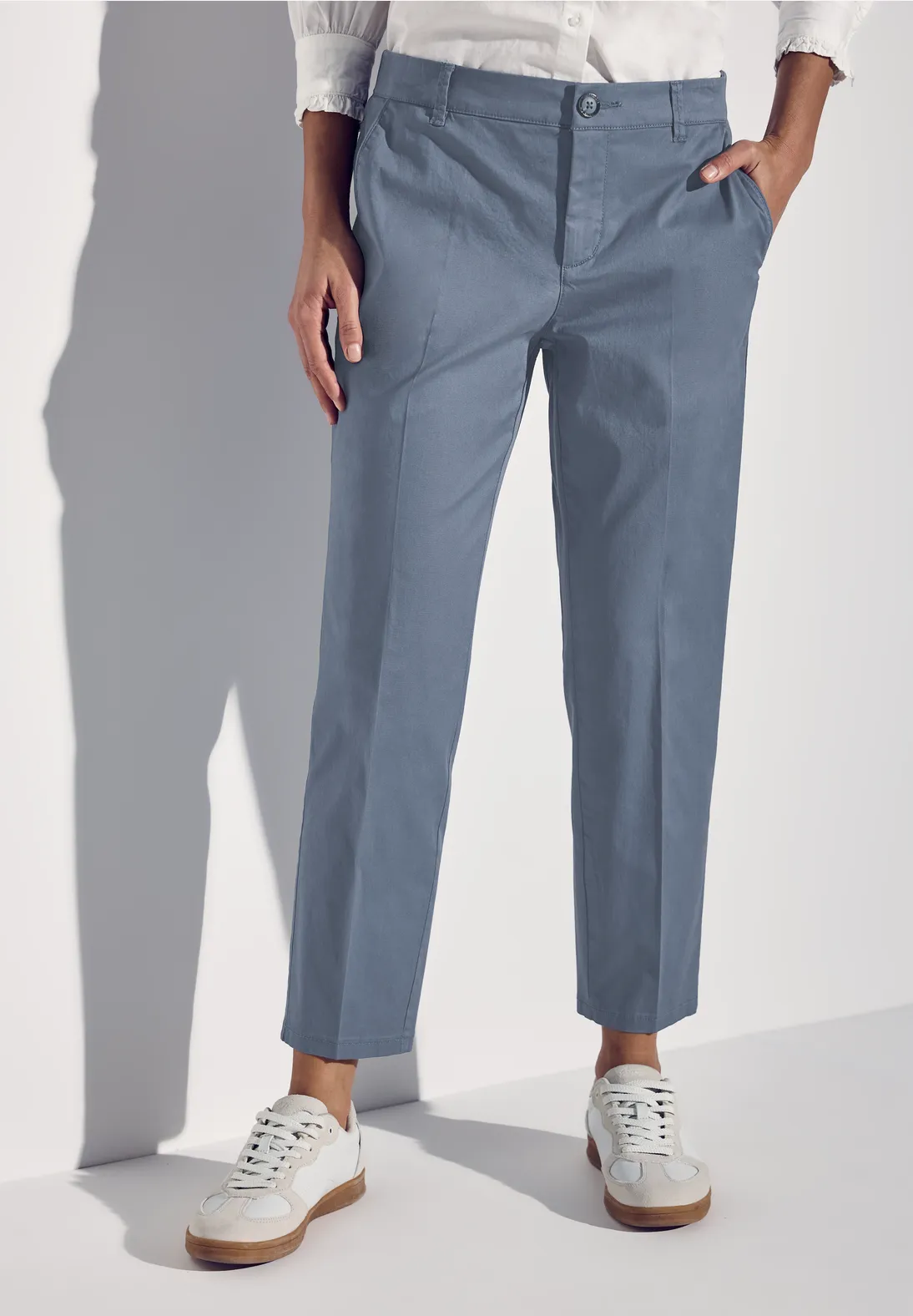 Street One Softe Twill Chino - Velvet Sky Blue