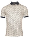 Baileys Piqué Poloshirt "Mosaic" - Beige