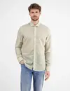 Lerros Leinenmix Hemd mit Print - White