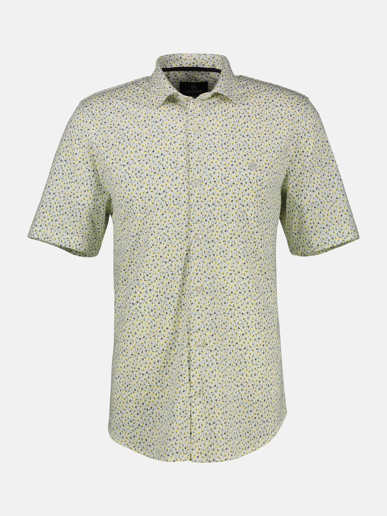 Lerros Jersey Kurzarm Print Shirt - White