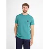 T-Shirt in Waffel-Piqué - Coastal Blue