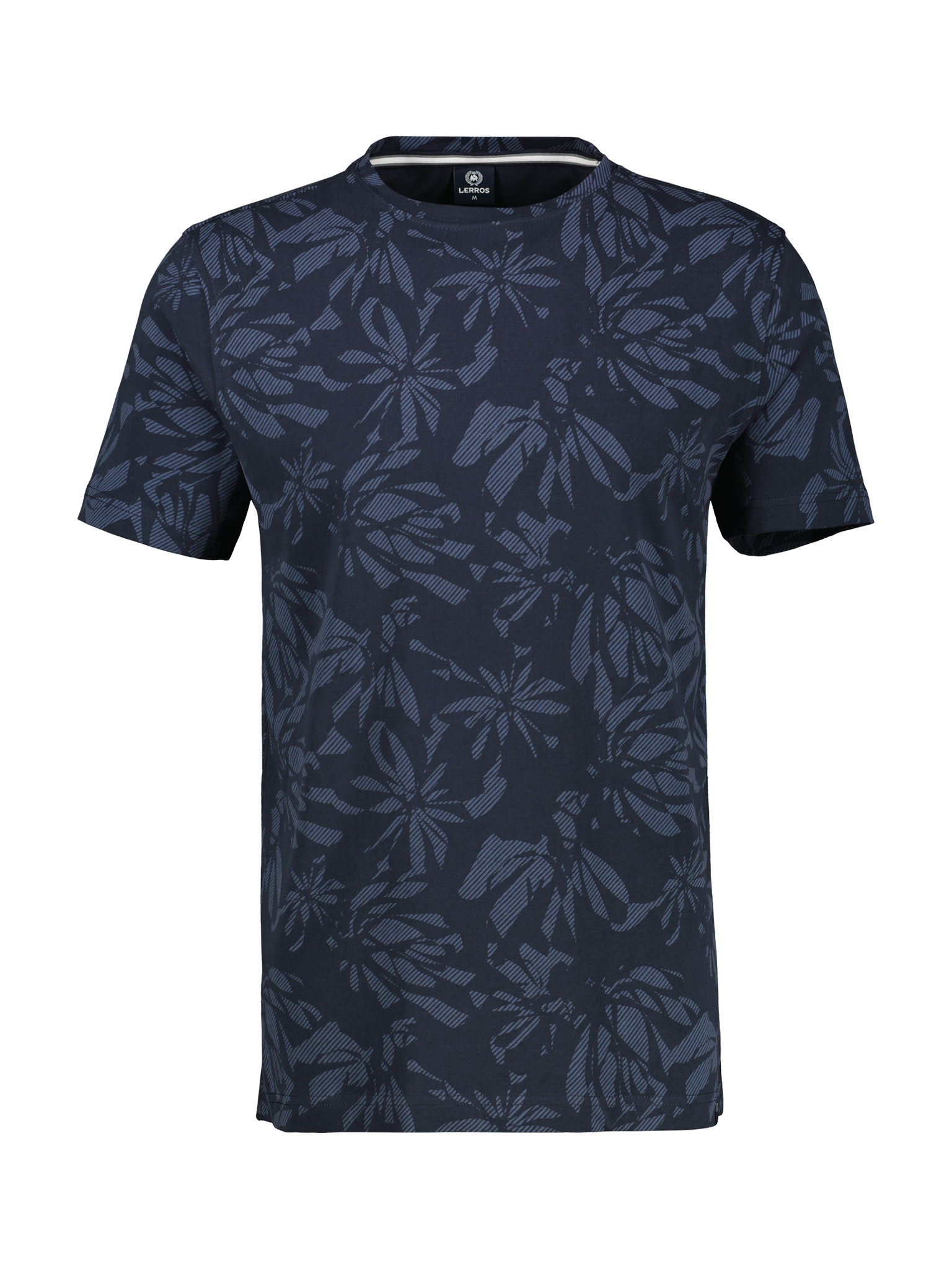 Lerros Print T-Shirt - Classic Navy