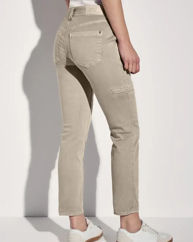 Street One Cargo Look Jeans - Beige Washed