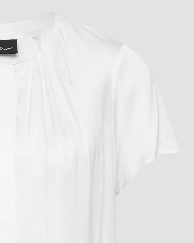 S. Oliver Satin Blouse - Cream