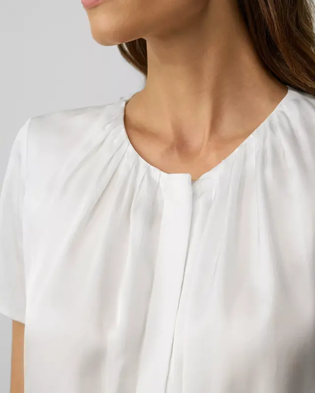 S. Oliver Satin Blouse - Cream