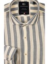 Giordano Modern Fit Hemd mit Strukturstreifen - Navy