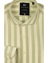 Giordano Modern Fit Overhemd Structuur Streep - Apple Green