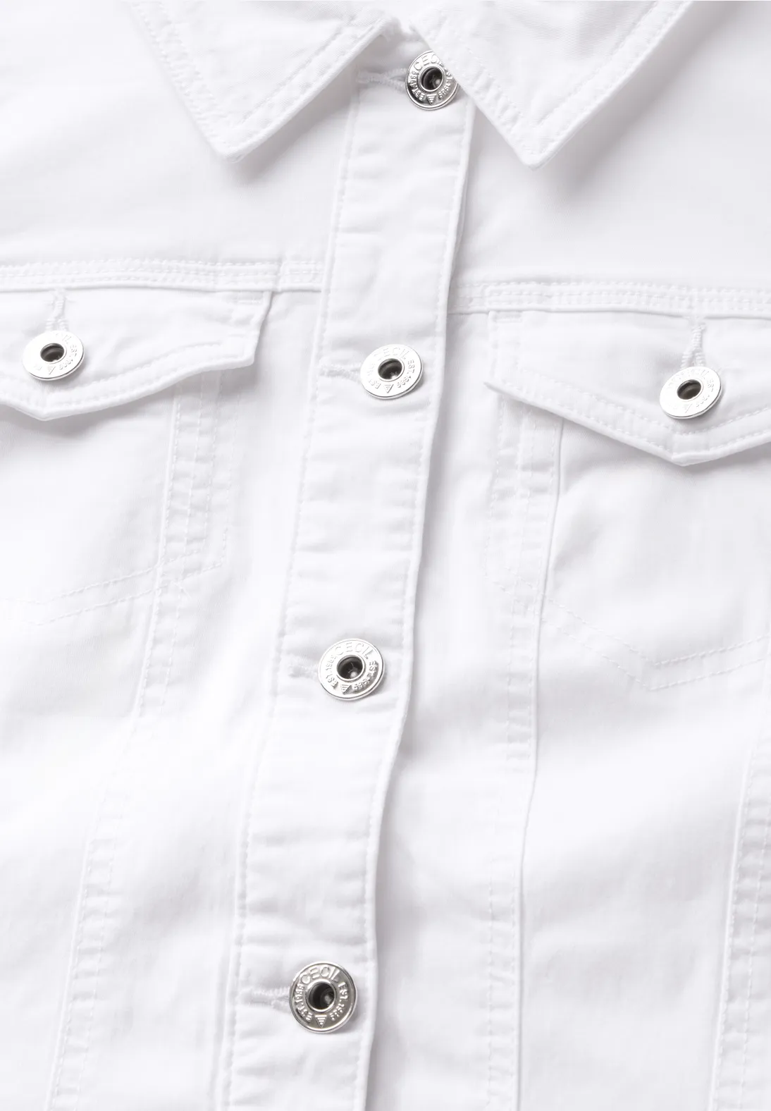 Cecil Denim Jack - White