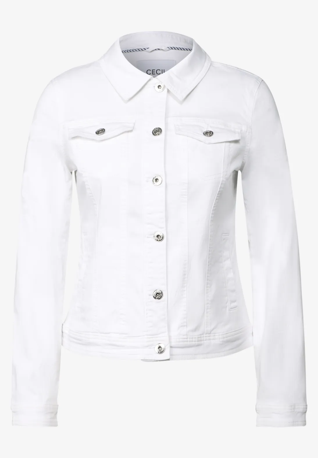 Cecil Denim Jacket - White