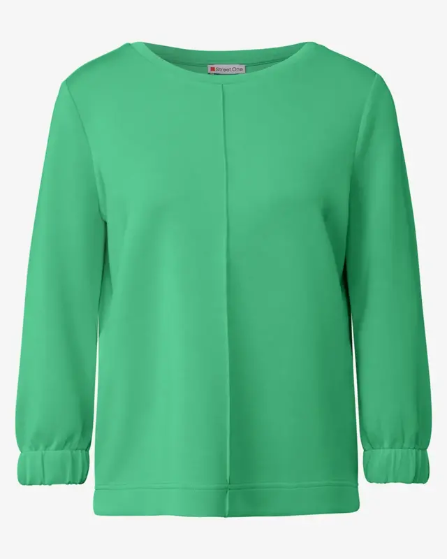 Street One Silk Look Shirt - Tendril Green