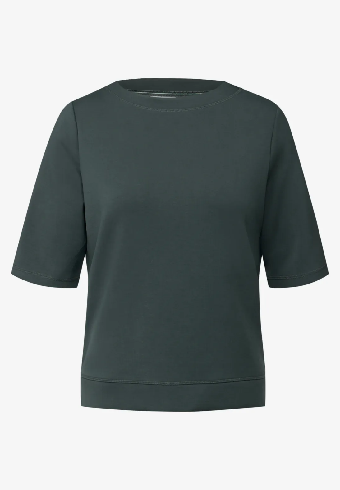 Cecil Kurzarm Sweatshirt - Slate Khaki