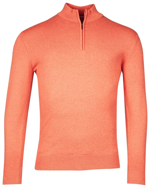 Baileys Jumper with Standing Collar - Light Coral