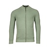 Feinstrick Cardigan - Misty Green Melange